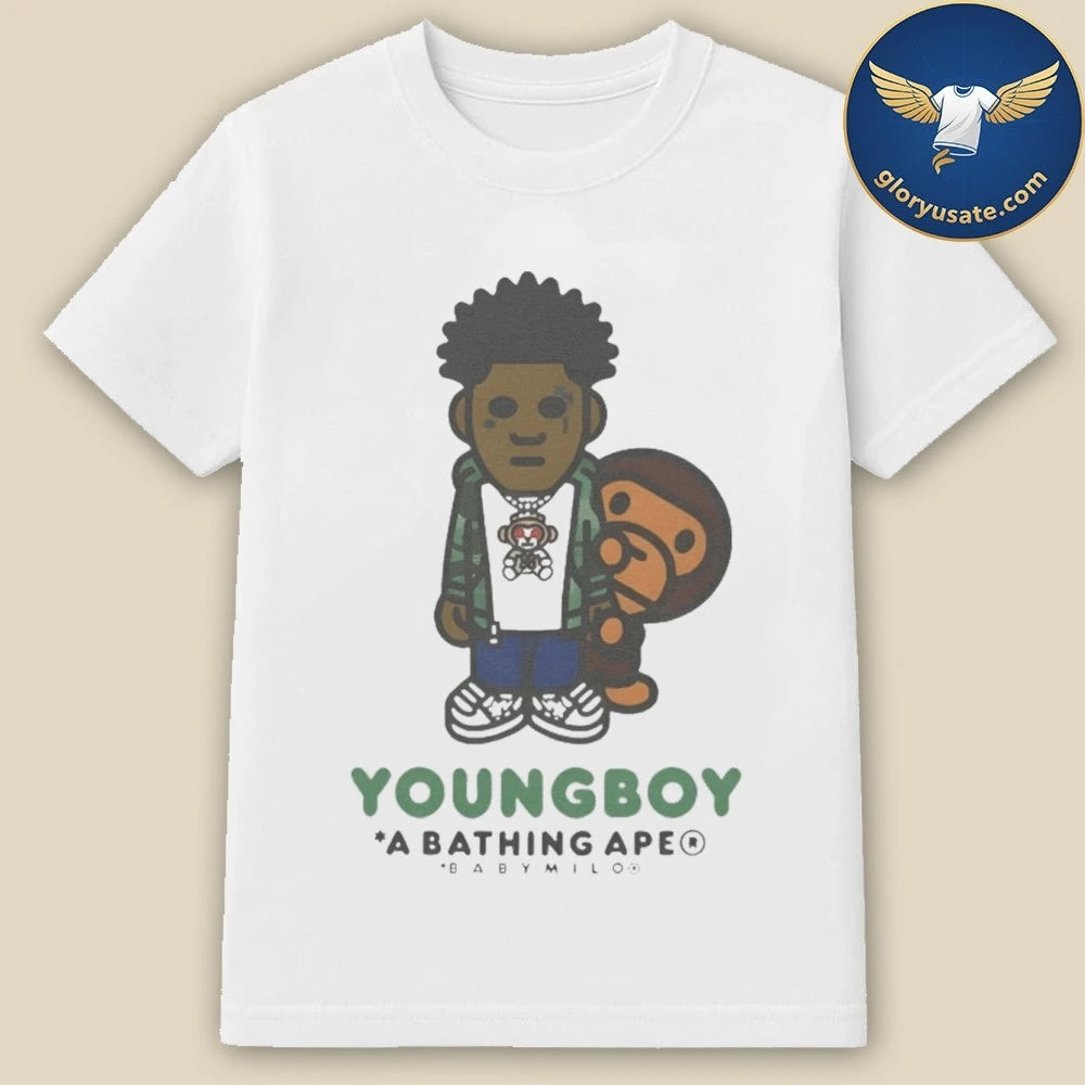 NBA YoungBoy x BAPE Milo Icon T-Shirt