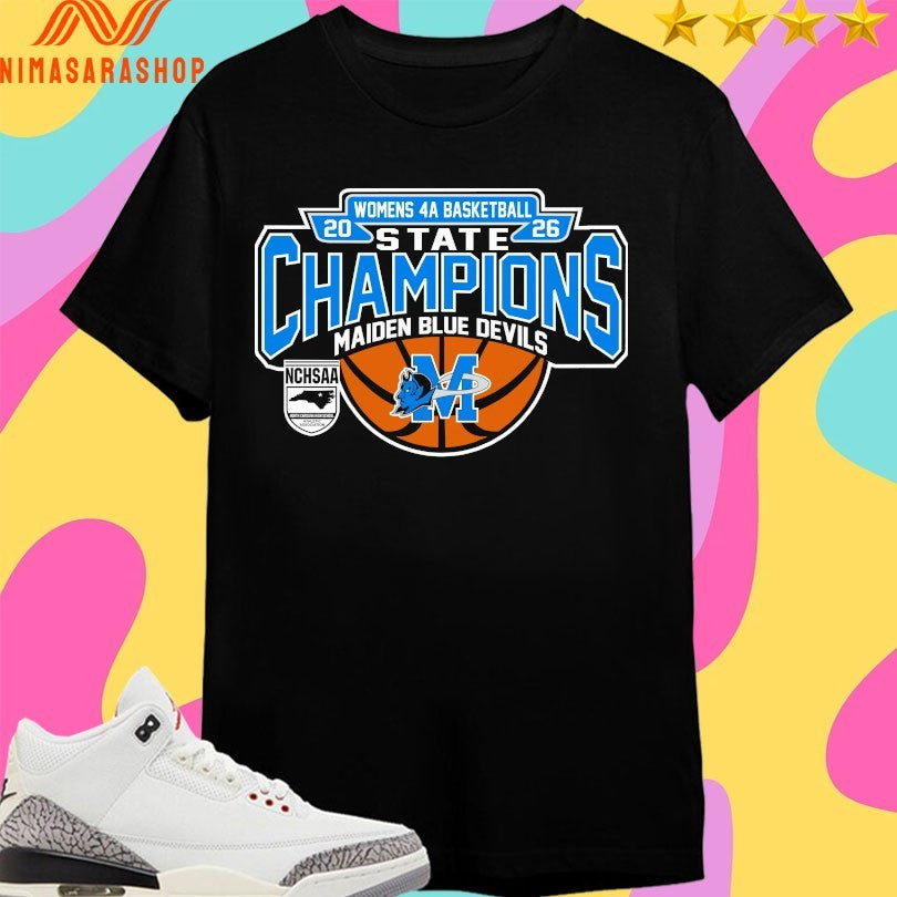 NCHSAA Women’s 4a Basketball State Champions Maiden Blue Devils Shirts