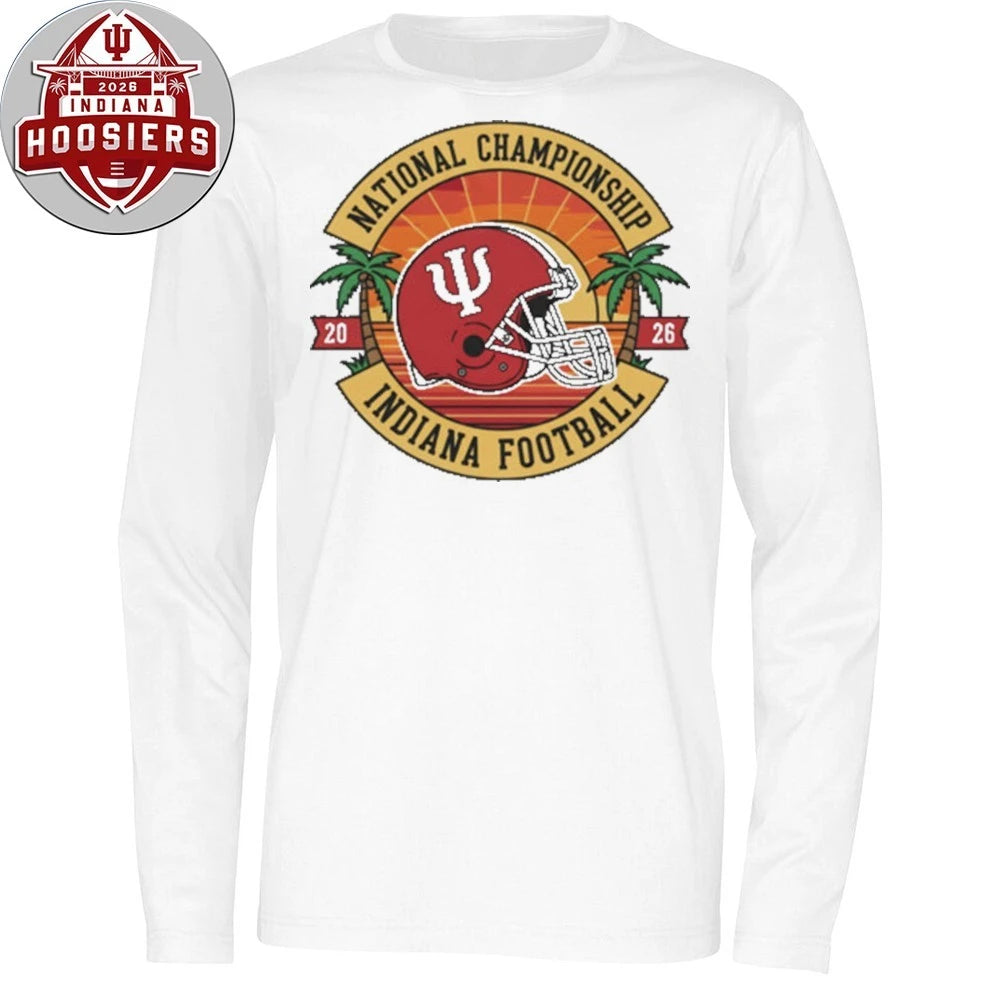 National Championship Indiana Football Helmet 2026 Tee Shirt