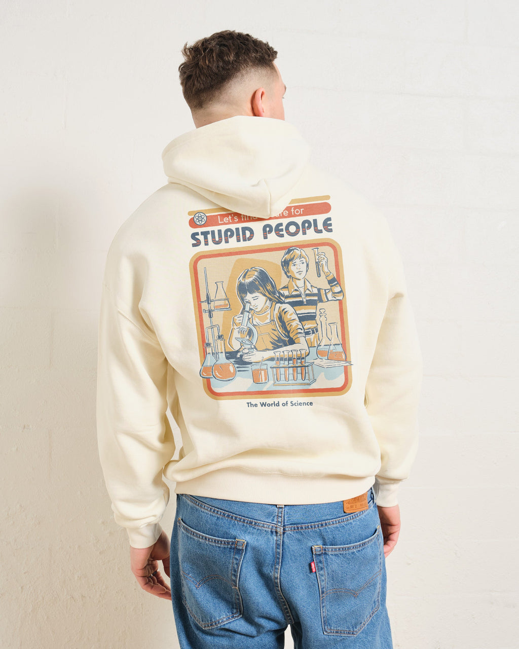 Let's Find a Cure for Stupid People Front and Back Hoodie