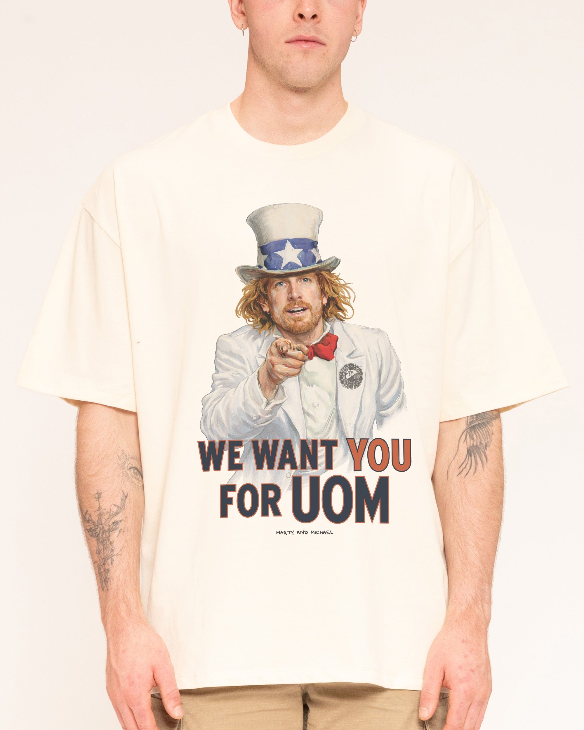 We Want You for Uom Oversized Tee