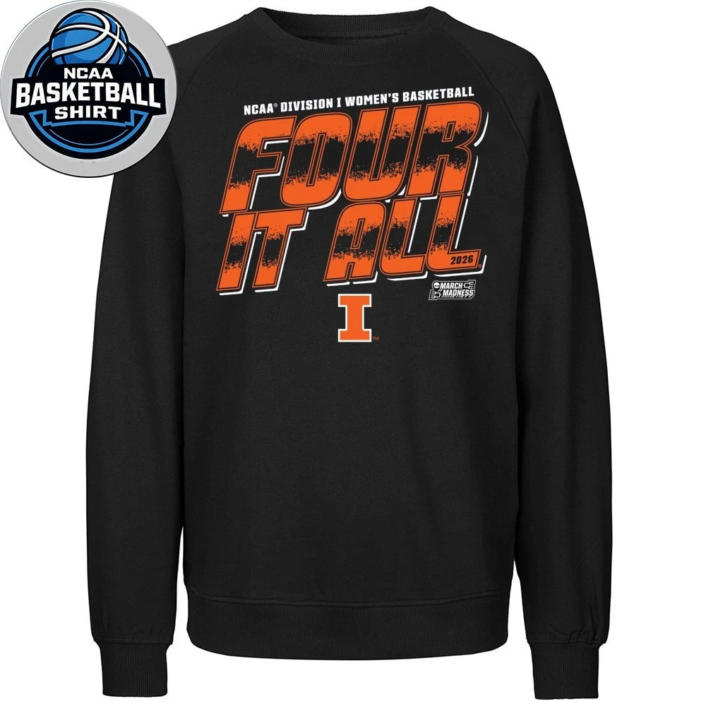 Ncaa Division I Women’s Basketball Four It All 2026 Logo T-Shirt