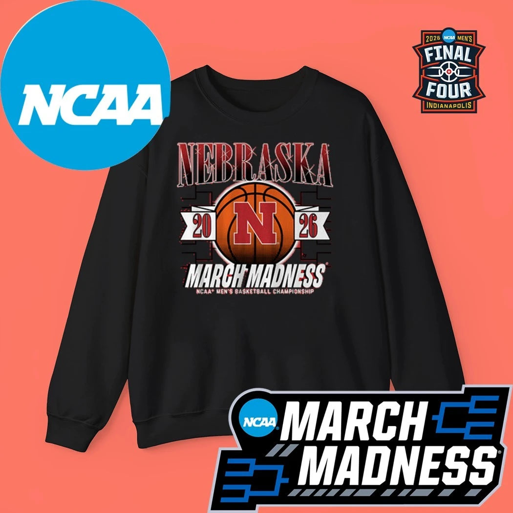 Nebraska Cornhuskers MBB 2026 NCAA Women’s Basketball Championship March Madness Logo Shirt