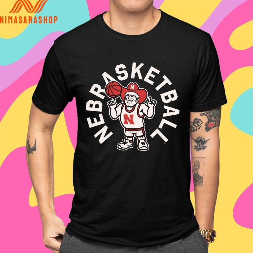 Nebrasketball Nebraska Cornhuskers Men’s Basketball Herbie Husker Shirts