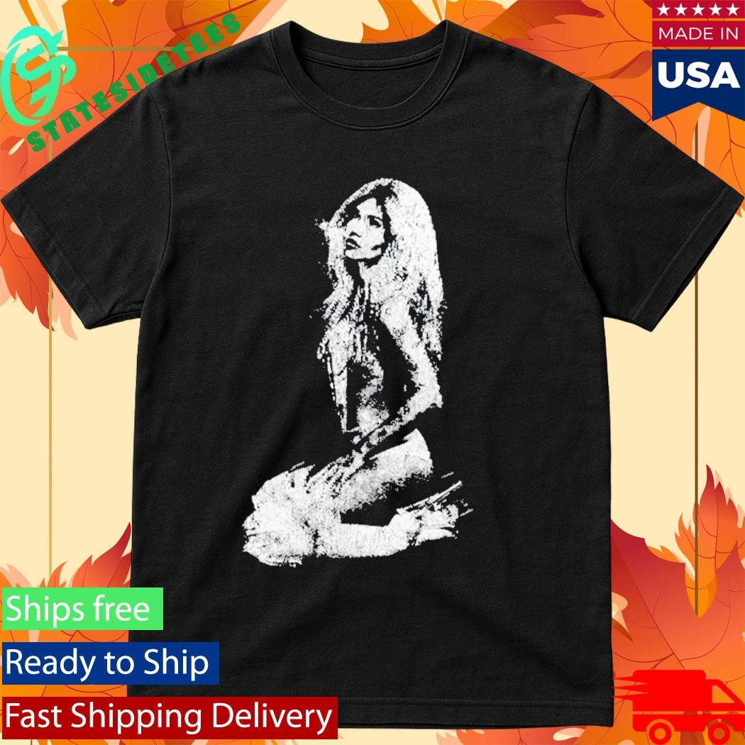 Nessa Barrett AFTERCARE Rhinestone Photo Shirt