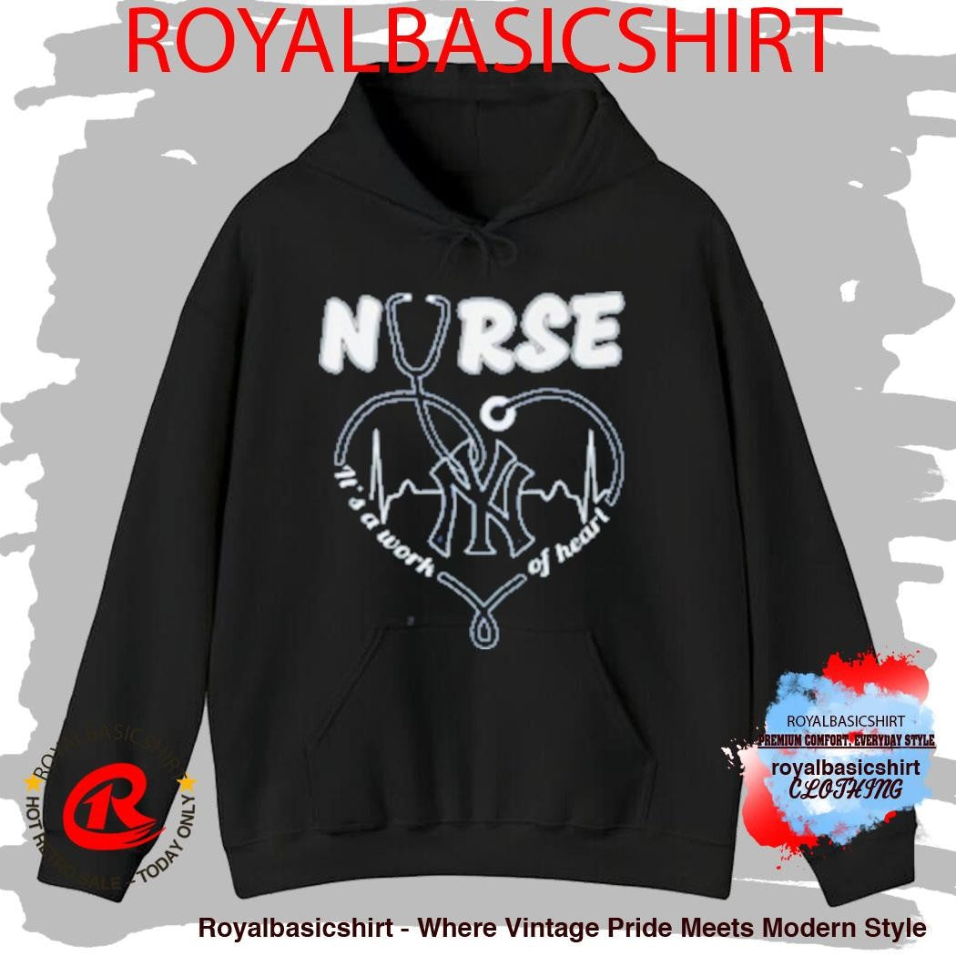 New York Yankees Nurse Heart Stethoscope MLB Baseball Shirt