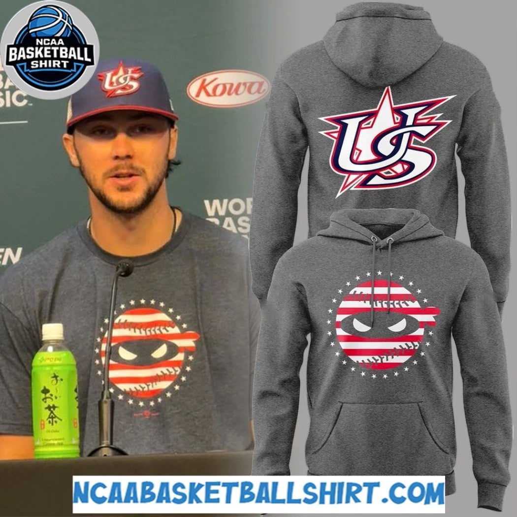 Ninja Usa Baseball Logo Two Sided Shirt