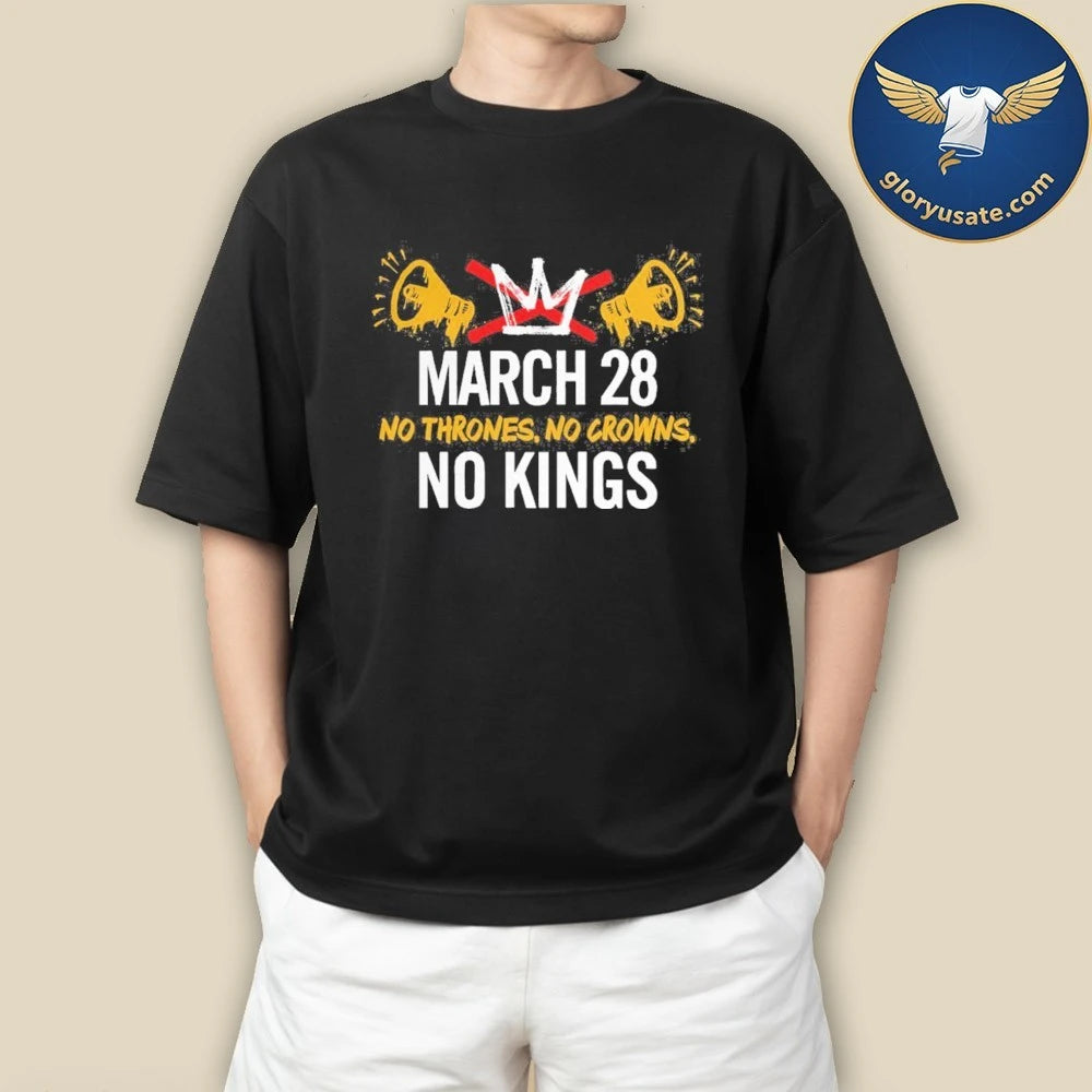 No Kings in America March 28 2026 shirt