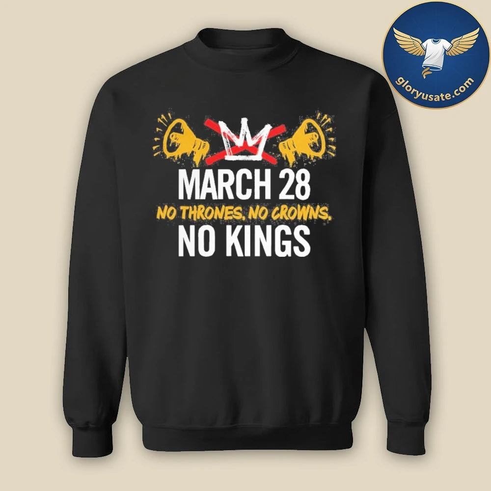 No Kings in America March 28 2026 shirt