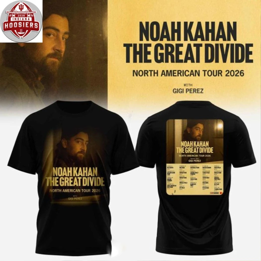 Noah Kahan The Great Divide Tour 2026 North America Hoodie T-Shirt