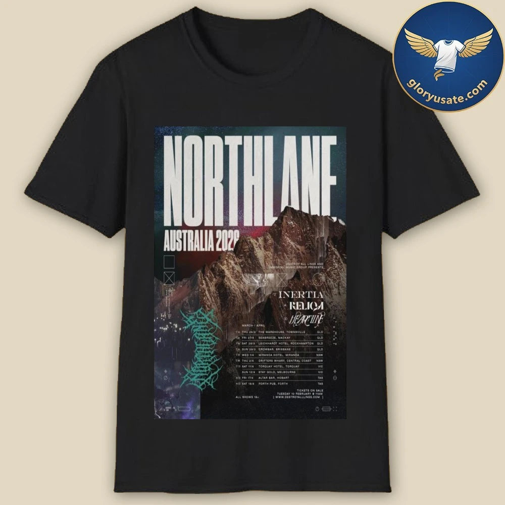 Northlane Australia 2026 Poster Shirt