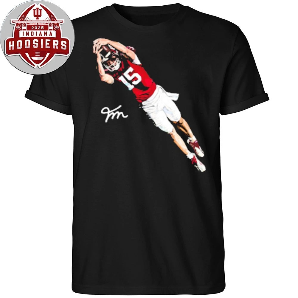 Number 15 Fernando Mendoza Super CATCH Signature 2026 Tee Shirt