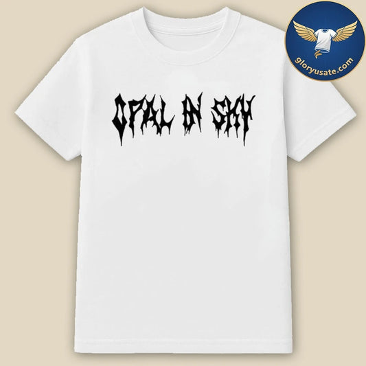 OPAL IN SKY Ram Logo by Olivia T-Shirt