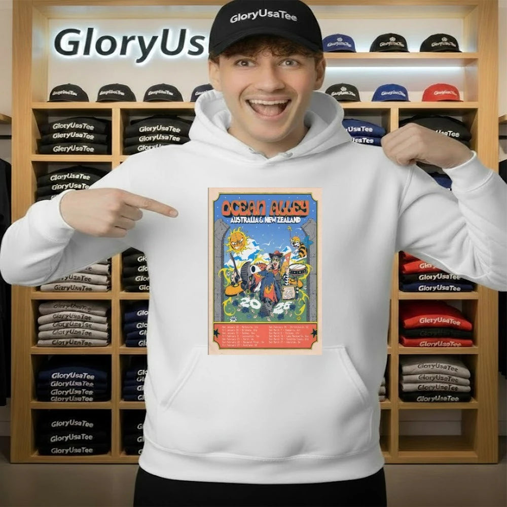 Ocean Alley Australia And New Zealand 2026 Shows Poster Shirt