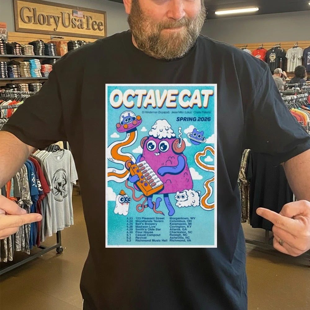 Octave Cat Spring 2026 Tour Poster Shirt