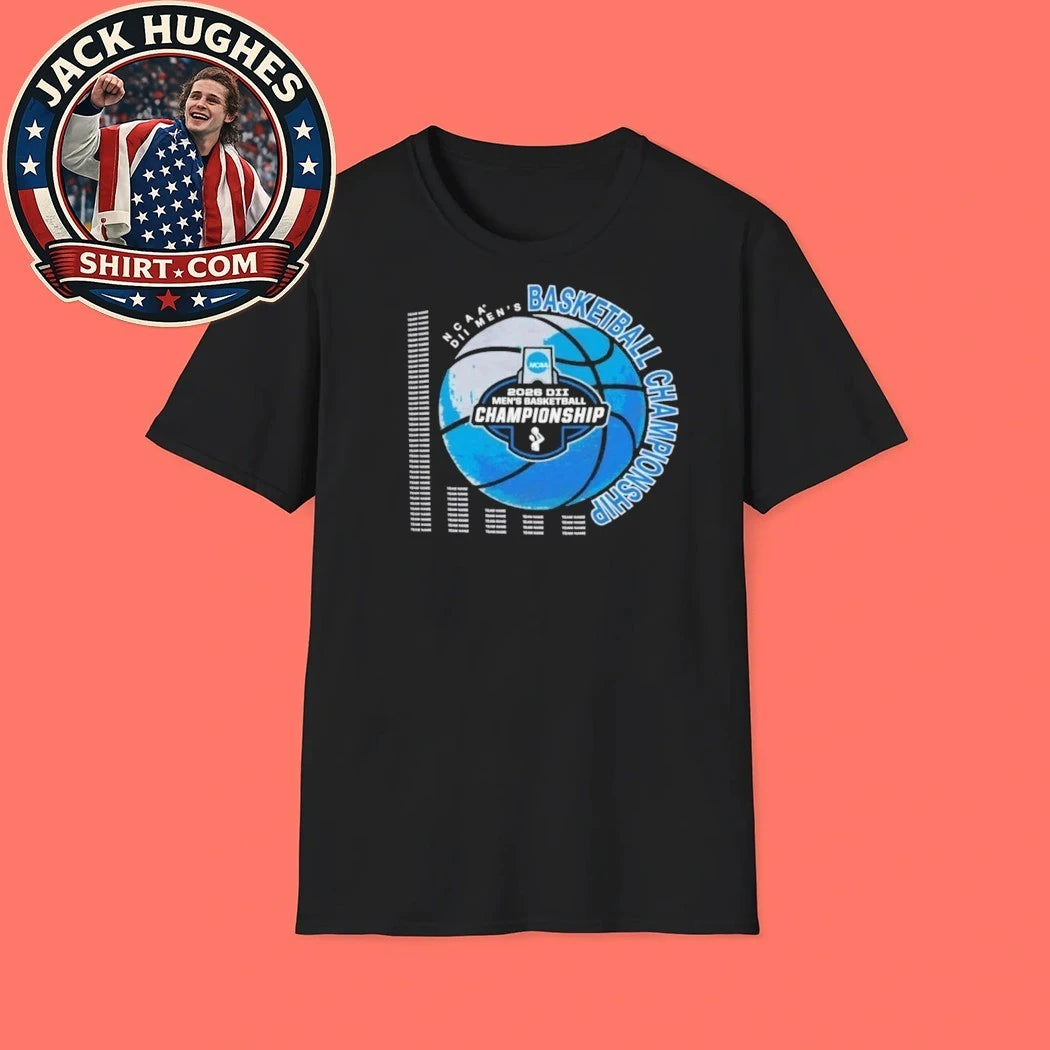 Official 2026 Ncaa Dii Mens Basketball Championship Tournament Bracket Shirt