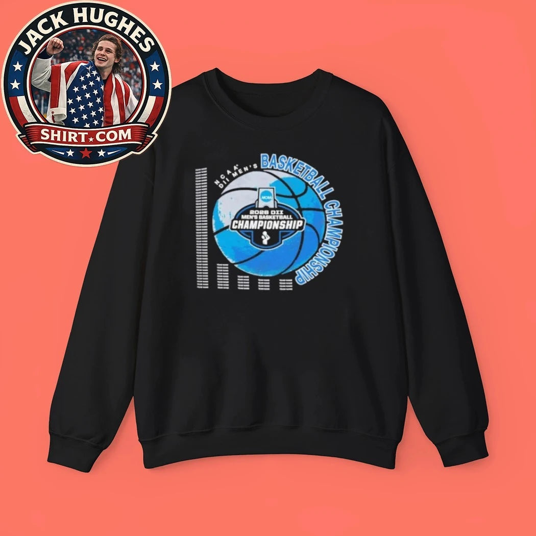Official 2026 Ncaa Dii Mens Basketball Championship Tournament Bracket Shirt