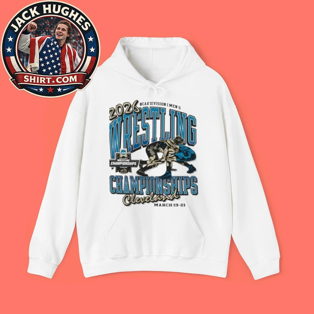 Official 2026 Ncaa Division I Mens Wrestling Championships Cleveland Gold Title Shirt