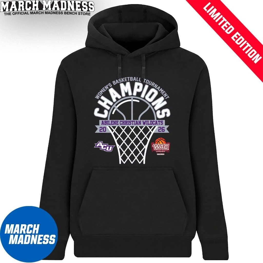 Official Abilene Christian Wildcats 2026 WAC Women’s Basketball Tournament Champions Shirt