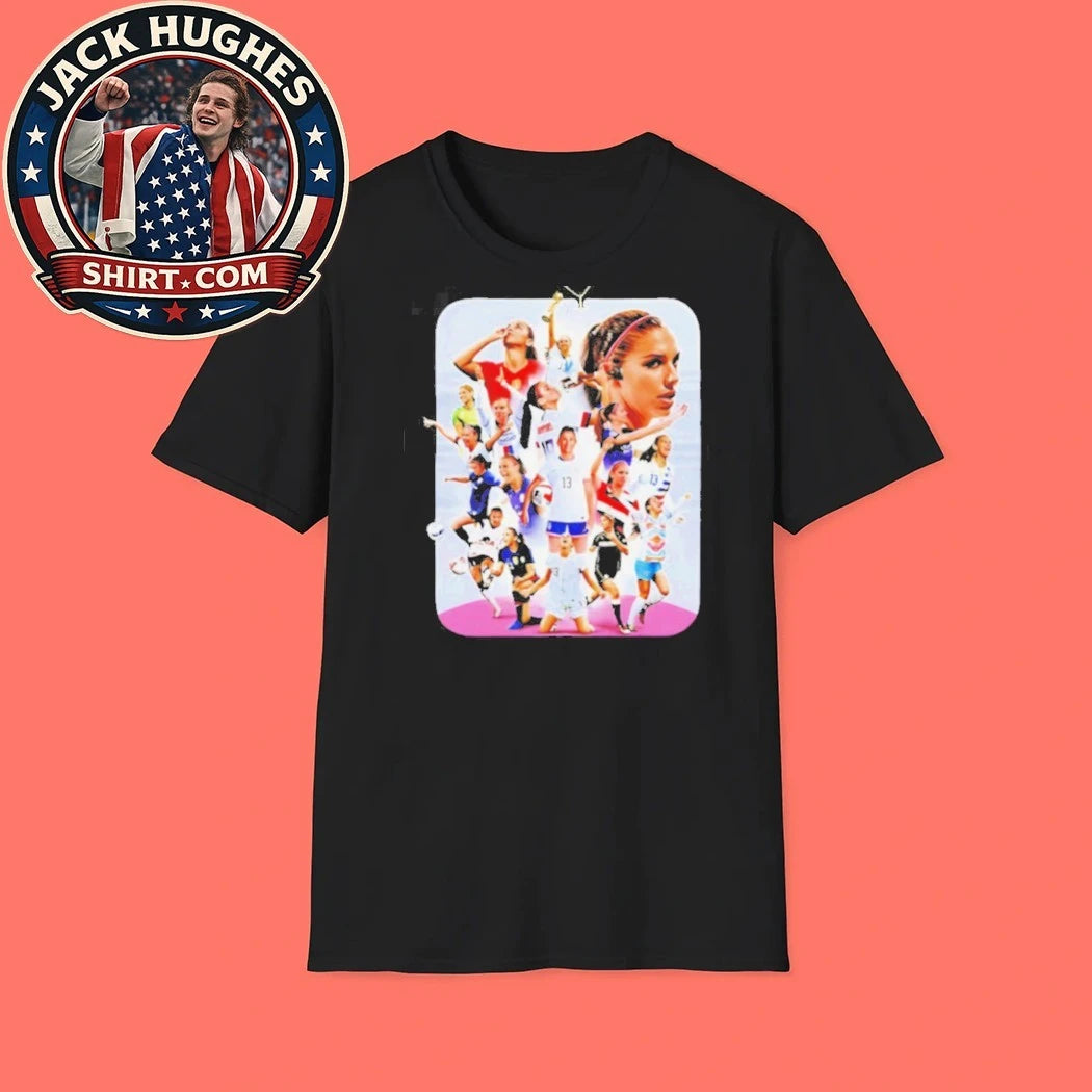 Official Alex Morgan Uswnt Legend Soccer Career Tribute Shirt
