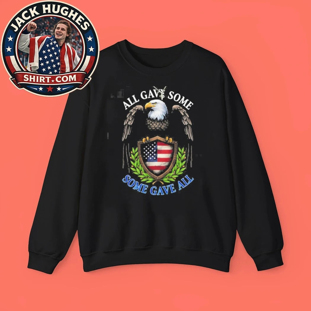 Official All Gave Some Some Gave All American Eagle Shield Shirt