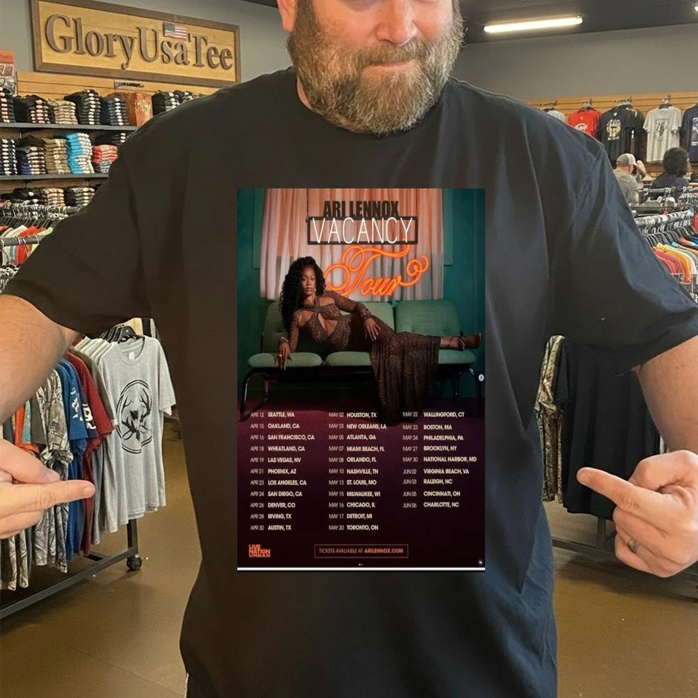 Official Ari Lennox Vacancy tour 2026 Poster Shirt