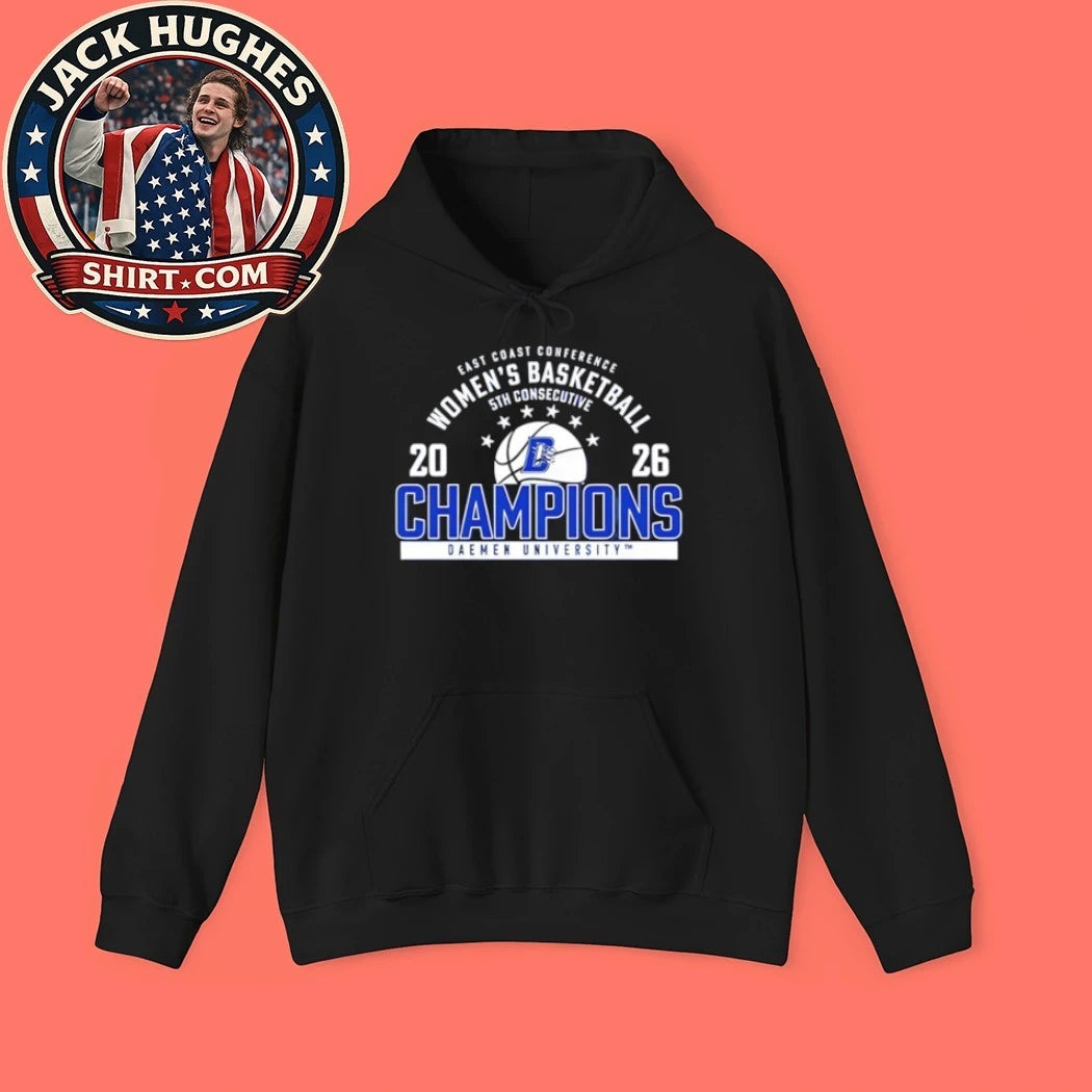 Official Daemen University 2026 Womens Basketball 5th Consecutive Champions Shirt