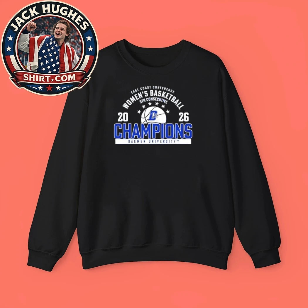 Official Daemen University 2026 Womens Basketball 5th Consecutive Champions Shirt