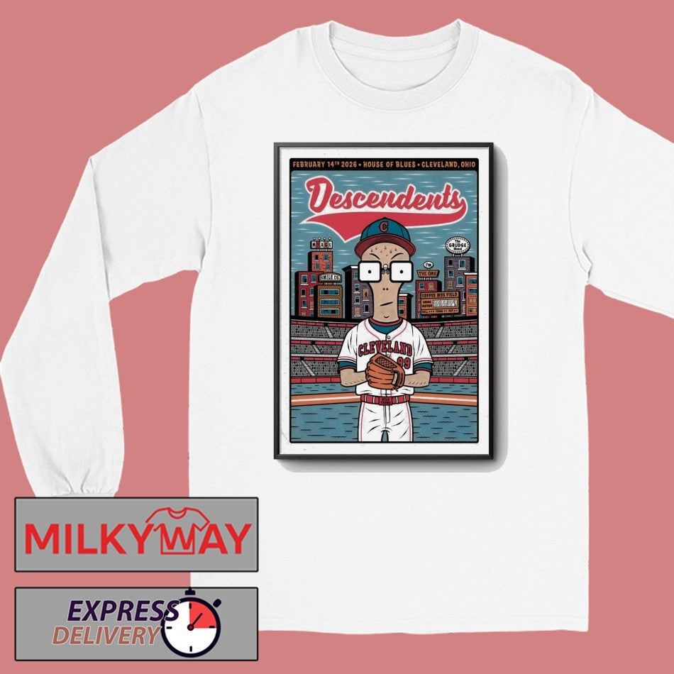 Descendents Feb 14 2026 In Cleveland OH Poster shirt