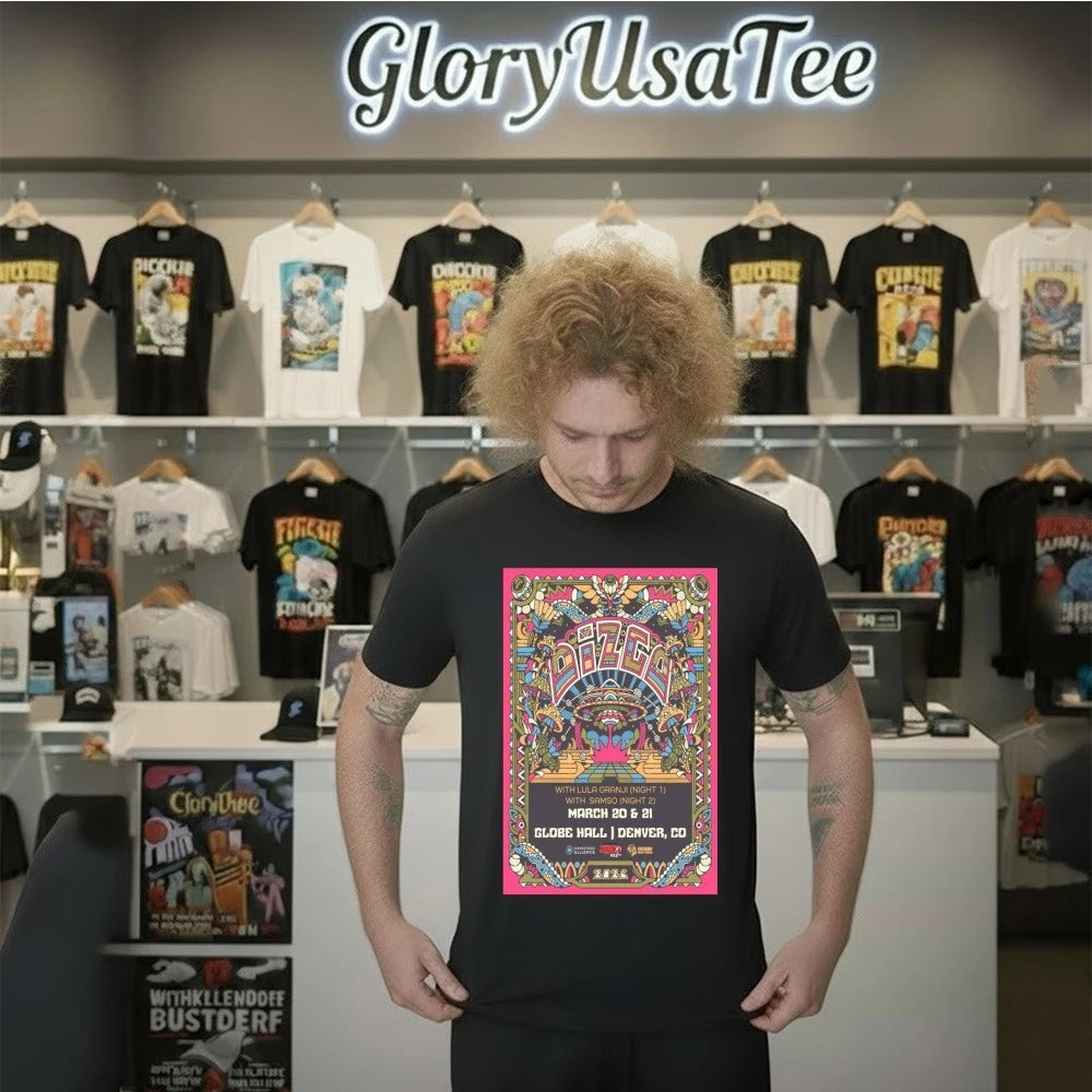Official Dizgo Denver, Colorado March 20-21 2026 Tour Poster Shirt
