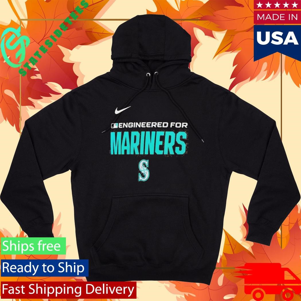Official Engineered For Seattle Mariners MLB Logo 2026 T-Shirt