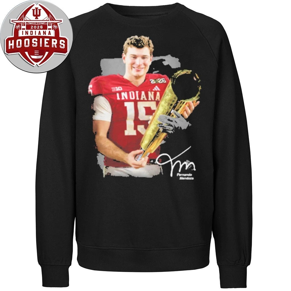 Official Fernando Mendoza Signature Cup 2026 Hoodie Shirt