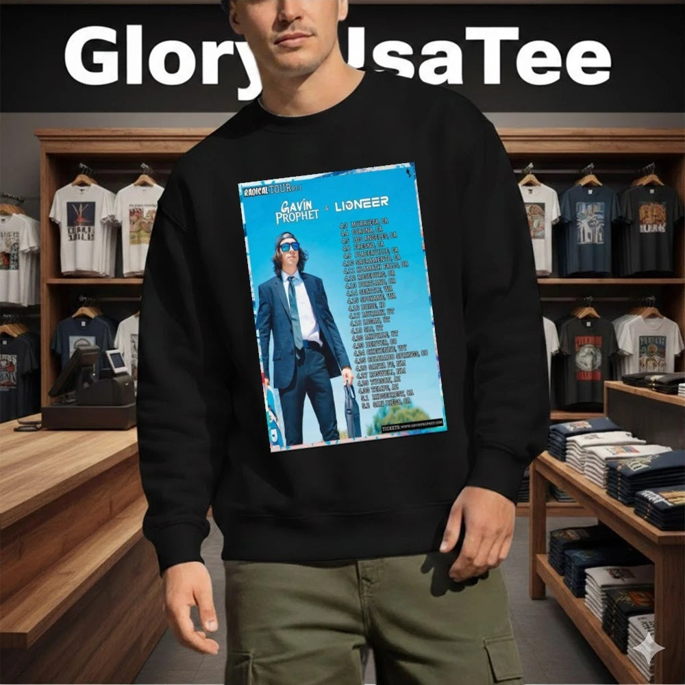 Official Gavin Prophet &amp; Lioneer April 2026 Poster Shirt