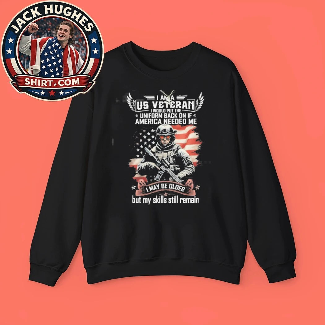 Official I Am A Us Veteran Skills Still Remain Tactical Soldier Shirt