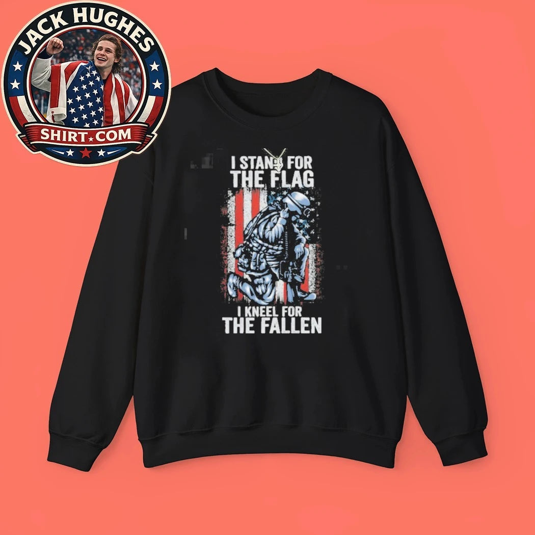 Official I Stand For The Flag I Kneel For The Fallen Soldier Tribute Shirt