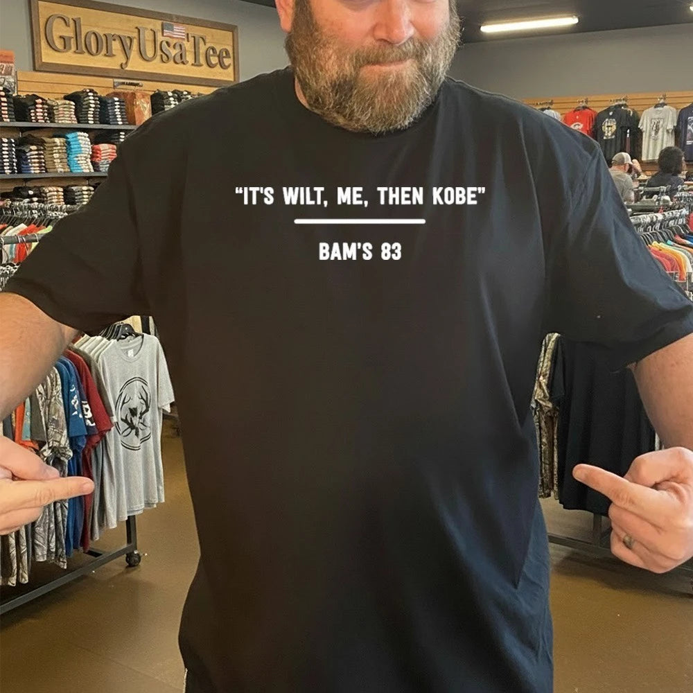 Official It’s Wilt Me Then Kobe Bam Adebayo Speak When Pass Kobe Bryant’s Record Of All Time Points In A Game With 83 Points T-Shirt