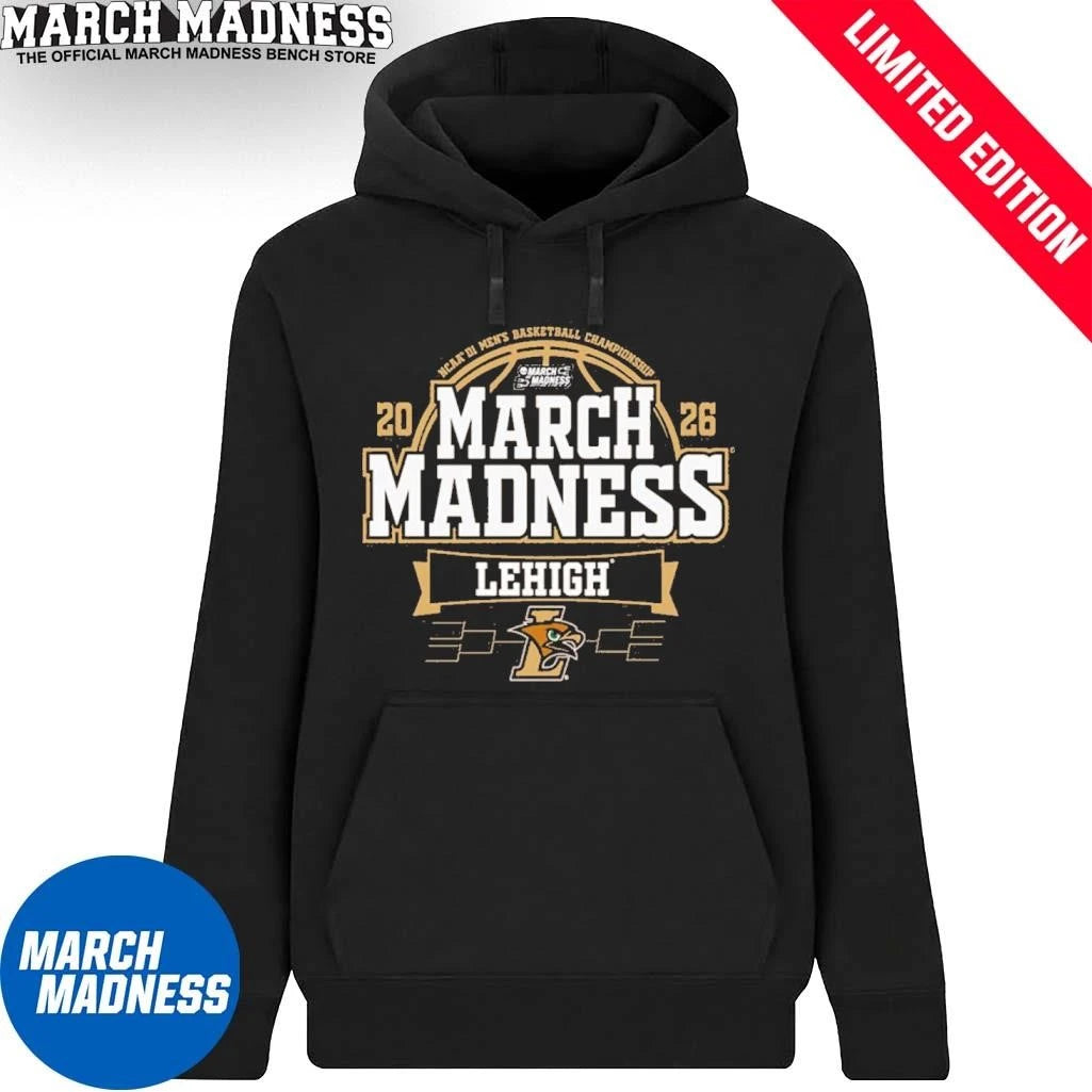 Official Lehigh Mountain Hawks March Madness NCAA Men’s Basketball 2026 T-Shirt