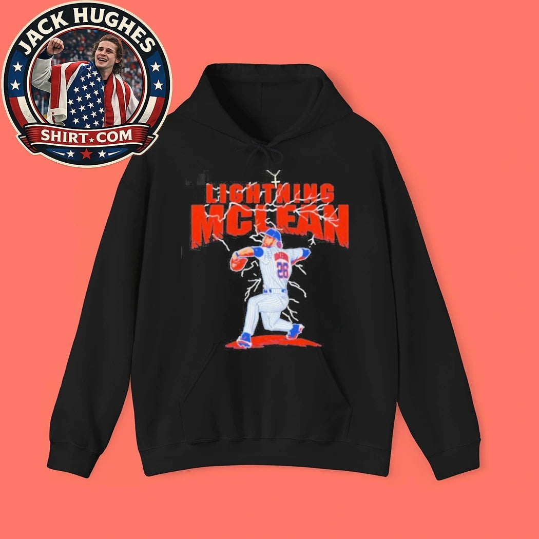 Official Lightning Mclean Nolan Mclean Baseball Pitcher Action Shirt