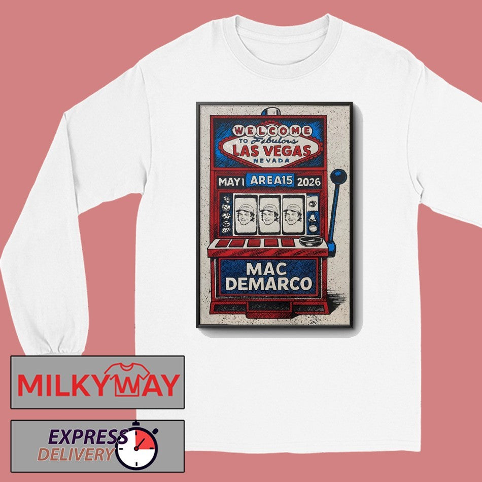 Mac Demarco In Las Vegas NV On May 1 2026 Event Poster shirt