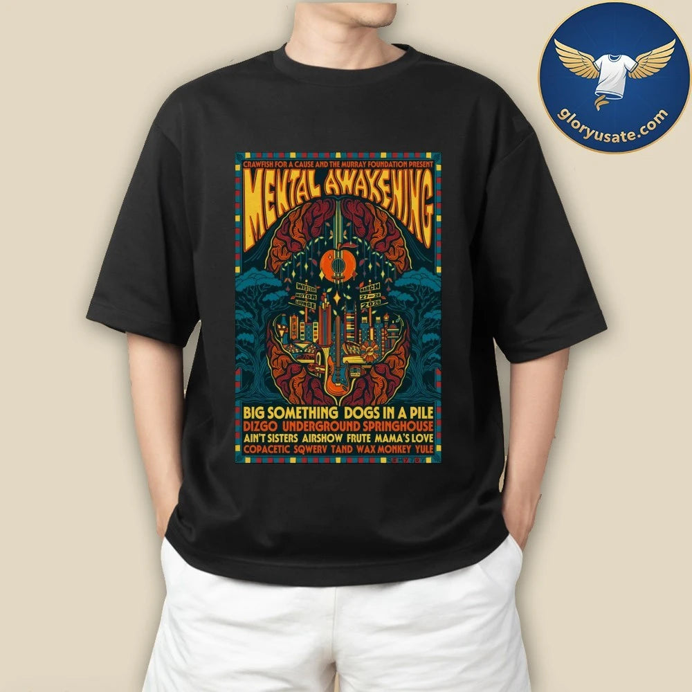 Official Mental Awakening Festival Atlanta GA March 27-28 2026 Event Poster Shirt