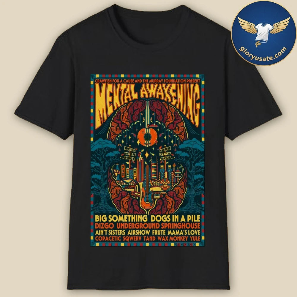 Official Mental Awakening Festival Atlanta GA March 27-28 2026 Event Poster Shirt