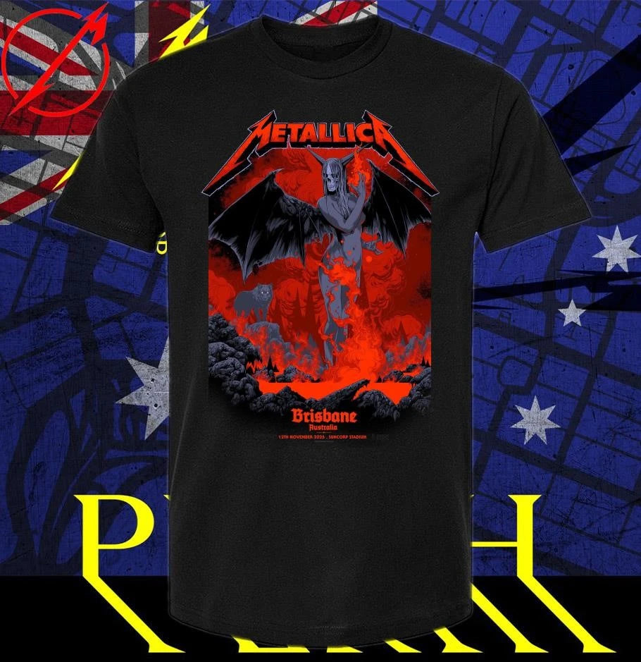 Official Metallica M72 Brisbane Australia Pop Up Shop By Art Ken Taylor T-Shirt