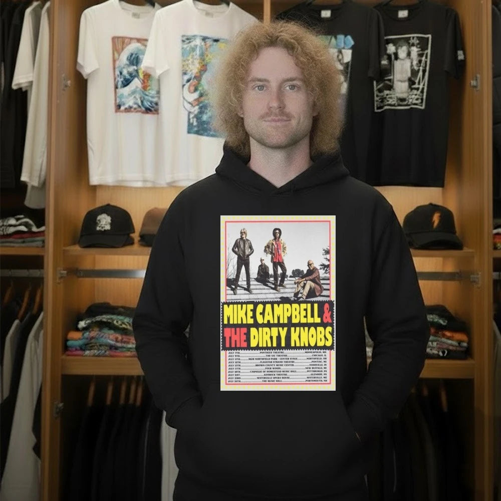 Official Mike Campbell &amp; The Dirty Knobs Summer Tour 2026 Poster Shirt