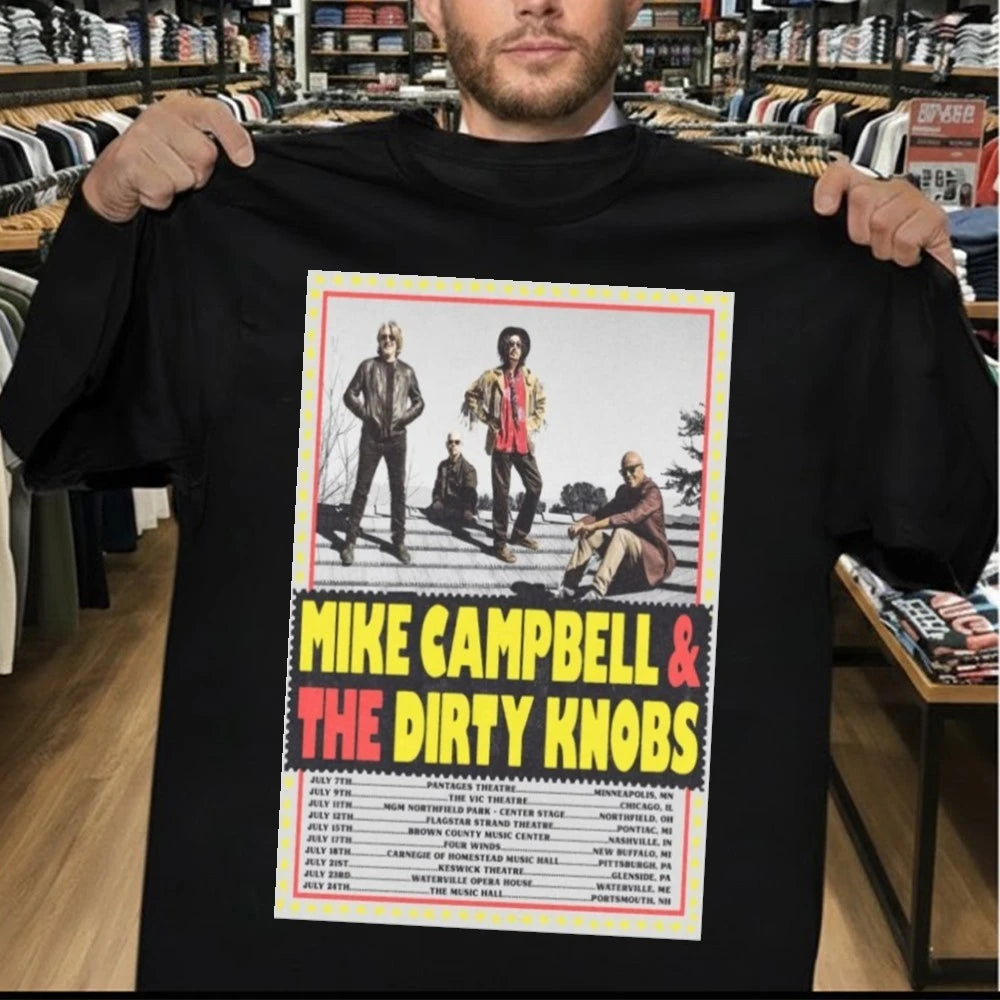 Official Mike Campbell &amp; The Dirty Knobs Summer Tour 2026 Poster Shirt