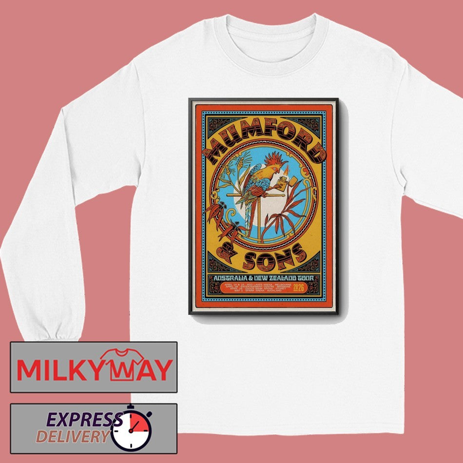 Mumford And Sons May 2 2026 Auckland Australia Poster shirt