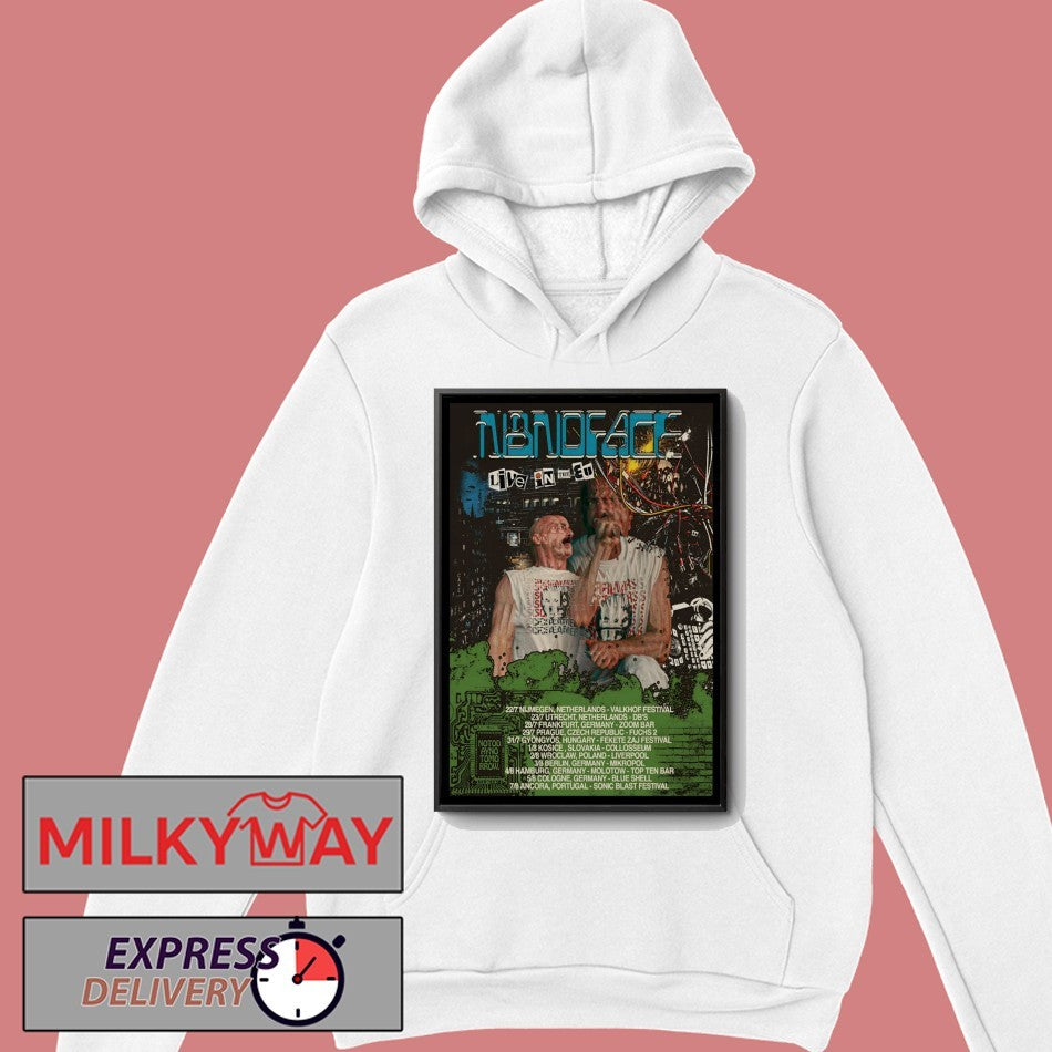 N8NOFACE EU Tour 2026 Poster shirt