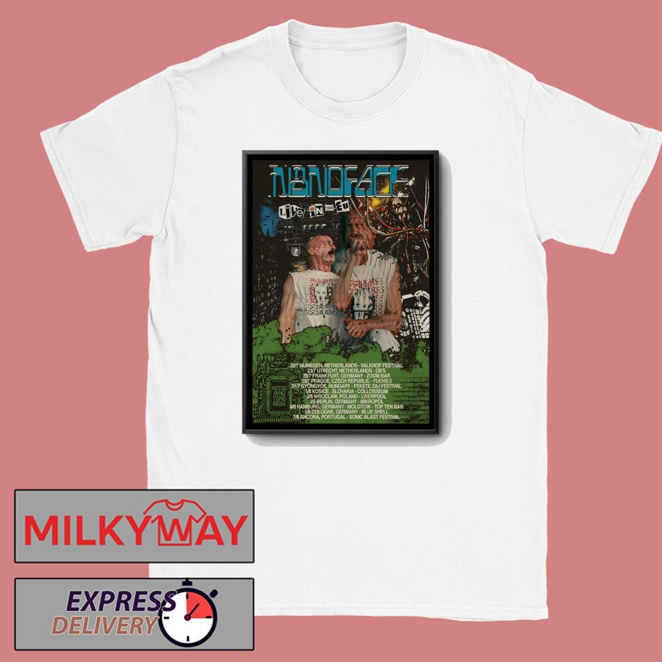 N8NOFACE EU Tour 2026 Poster shirt