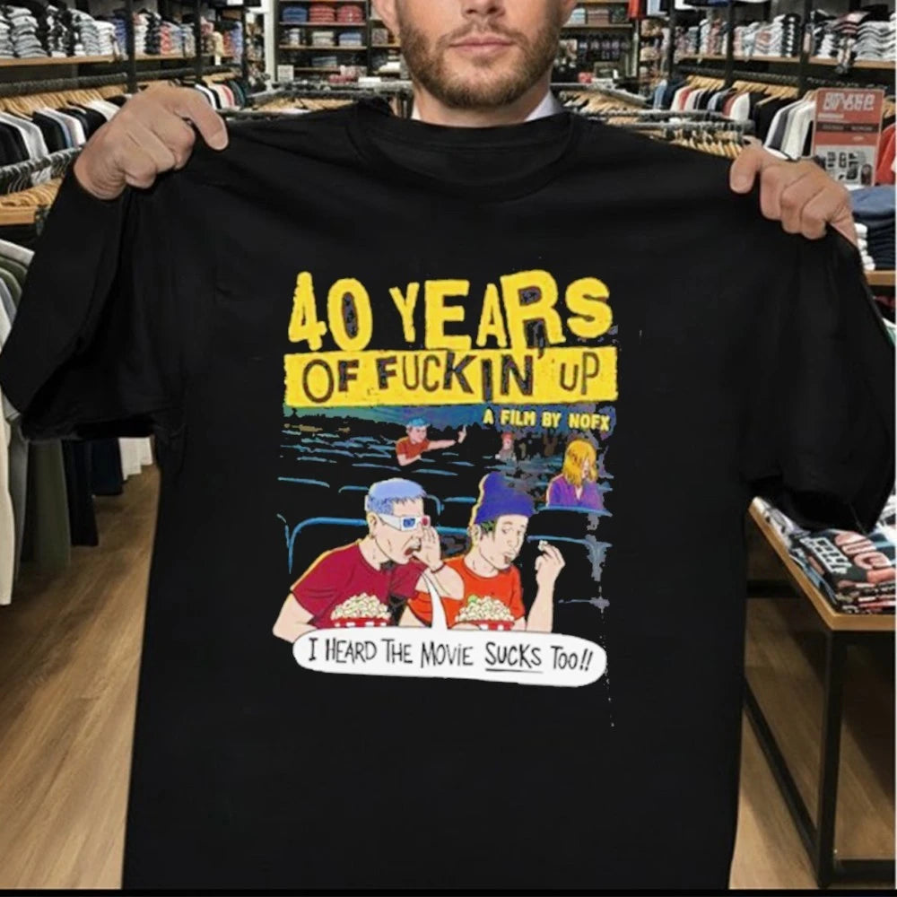 Official NOFX This Movie Sucks 40 Years Of Fuckin Up Shirt