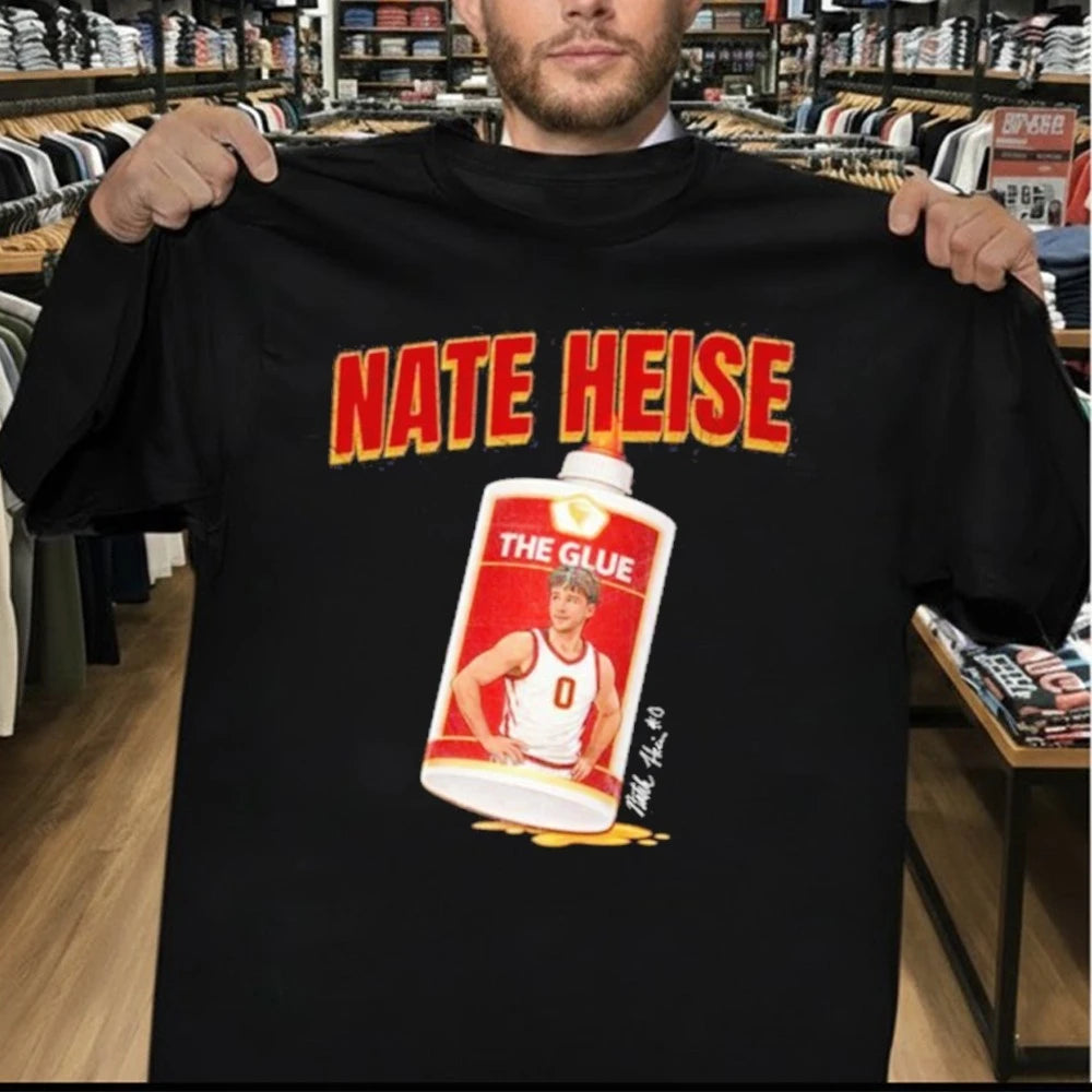 Official Nate Heise Glue Guy NIL Signature Shirt