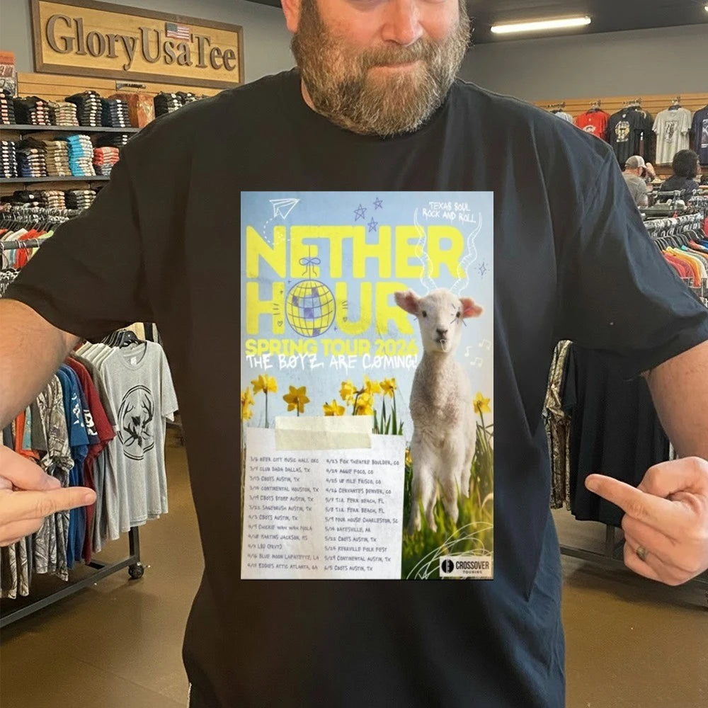 Official Nether Hour Spring Tour 2026 Poster Shirt